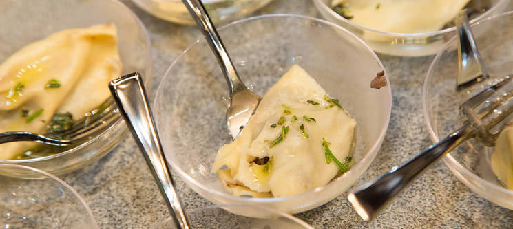 Tortellinis de bœuf au bouillon